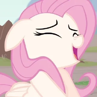 🌟 emoji Fluttershy Telegram sticker 24 of 24