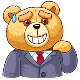 😅 emoji Ted Telegram sticker 14 of 25