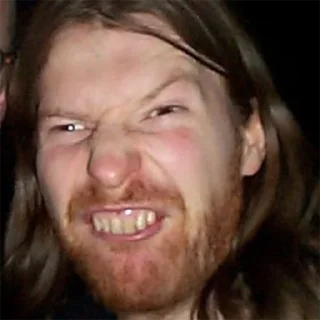 😬 emoji Aphex Twin Telegram sticker 9 of 24