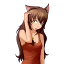 🙄 emoji Julia (Everlasting Summer) Telegram sticker 8 of 13