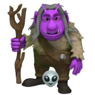 👽 emoji Тролль Апполинарий @KASTRAT1186 Telegram sticker 18 of 51