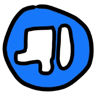 👎 emoji У меня нет прав Telegram sticker 19 of 51