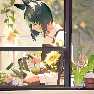 🌟 emoji Ушастик тигнари 🍃🍃 Telegram sticker 5 of 22