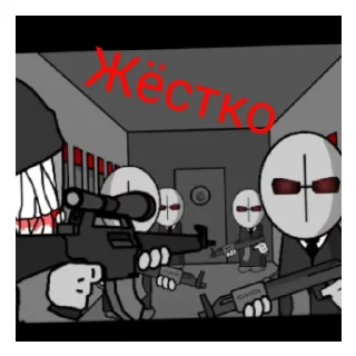 Sticker from combat