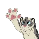 Sticker from Snow Leopard by @CrazySnep & NowAndLater