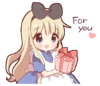 😝 emoji Alice @anime_sticks Telegram sticker 16 of 24