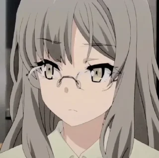 ❤️ emoji futaba rio @anime_Stickerr Telegram sticker 24 of 26
