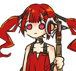 🔪 emoji Girl's Frontline :: @anime_stickss Telegram sticker 5 of 58