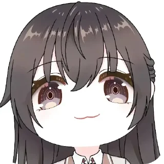 ☺ emoji Юки Telegram sticker 7 of 9