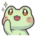 🤩 emoji froggy ➜ @kotletovvemoji Telegram sticker 20 of 40