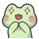 🤩 emoji froggy ➜ @kotletovvemoji Telegram sticker 14 of 40