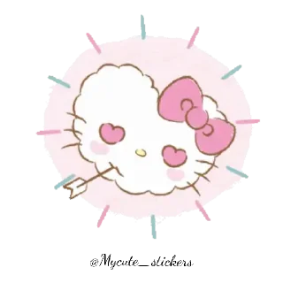 ❤️ emoji Китти - @Tg_stickersu Telegram sticker 16 of 23