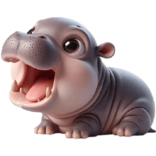 😀 emoji Парные бегемотики @MoiStikiBot Telegram sticker 20 of 63