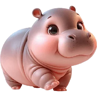 🚶‍♀ emoji Парные бегемотики @MoiStikiBot Telegram sticker 15 of 63