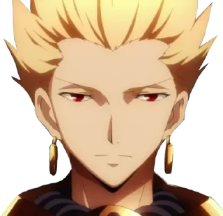 😐 emoji Gilgamesh Telegram sticker 17 of 95
