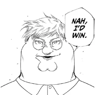 Sticker from Nah I'd win