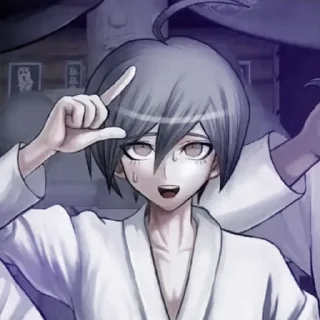 🔍 emoji —Shuichi saihara. Telegram sticker 13 of 53