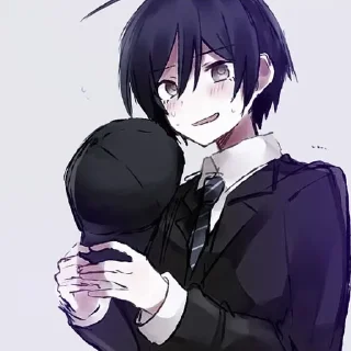 🔍 emoji —Shuichi saihara. Telegram sticker 7 of 53