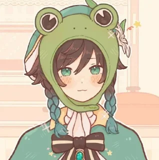 🥰 emoji ~×Венти с вином канон×~ Telegram sticker 7 of 16