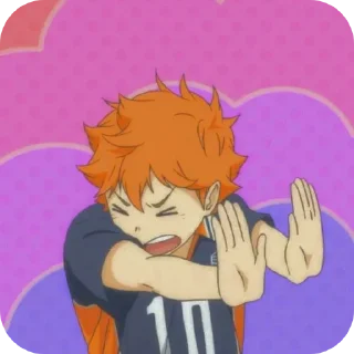 ✋ emoji |Хината Сё| Telegram sticker 15 of 78
