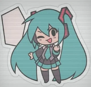 🌟 emoji Хатсунэ Мику Telegram sticker 21 of 79