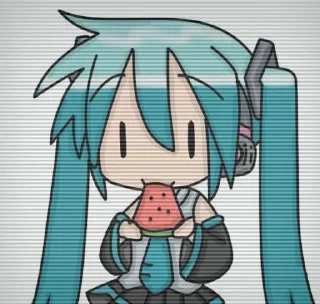 🌟 emoji Хатсунэ Мику Telegram sticker 24 of 79