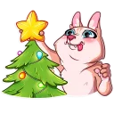 🎄 emoji Christmas Dog Telegram sticker 9 of 35