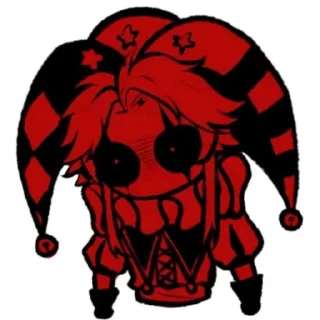😡 emoji ❤️_pierrot_❤️ Telegram sticker 6 of 8