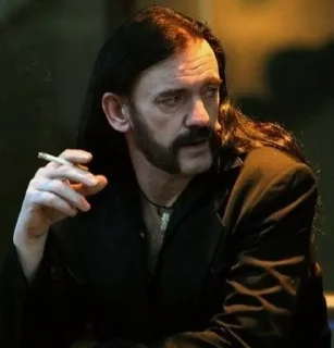 😔 emoji Lemmy Kilmister/ motorhead Telegram sticker 17 of 31