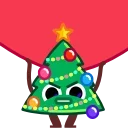 ❤️ emoji Christmas Tree Telegram sticker 19 of 20