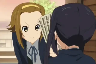 💸 emoji K-On! Telegram sticker 10 of 40