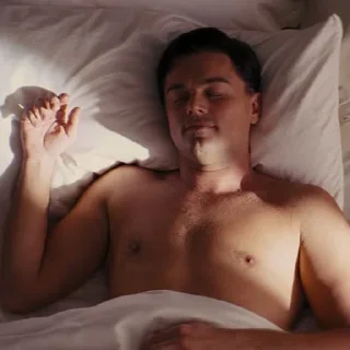 😴 emoji Leonardo DiCaprio Telegram sticker 24 of 116