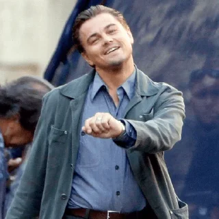 🕺 emoji Leonardo DiCaprio Telegram sticker 8 of 116