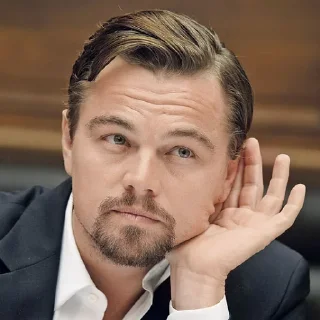 ❓ emoji Leonardo DiCaprio Telegram sticker 13 of 116