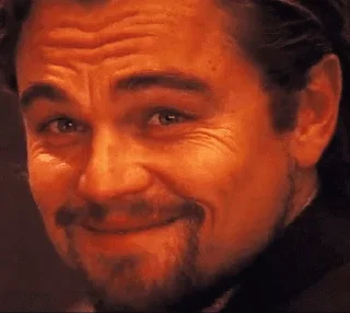 😊 emoji Leonardo DiCaprio Telegram sticker 16 of 116