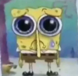 😔 emoji Губка Боб Telegram sticker 22 of 79