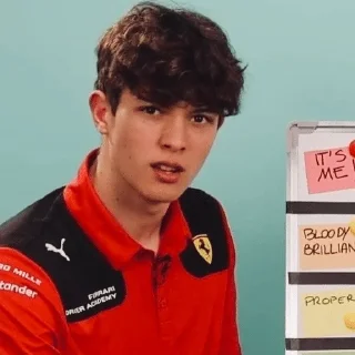 🌟 emoji Oliver Bearman :: @doroshkayyf1 Telegram sticker 8 of 87