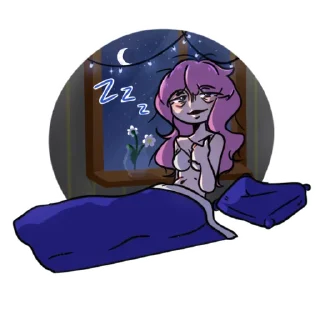 😴 emoji няша Telegram sticker 10 of 28