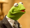 👔 emoji Kermit the memer Telegram sticker 15 of 15