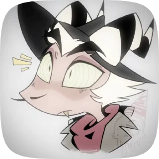 🍂 emoji БОЛЬШЕ ⇨ @CLOOBHUB СТРАЙКЕР АДСКИЙ БОСС HELLUVA ТГ Telegram sticker 24 of 43