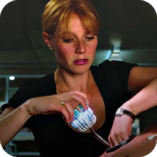 😩 emoji 🌶️Pepper Potts🌶️ Telegram sticker 3 of 43
