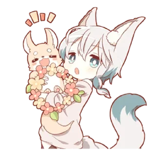 🌸 emoji Зайчик-кун @tg_sticks Telegram sticker 18 of 36