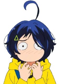 😶 emoji Wonder Egg Priority Telegram sticker 15 of 77