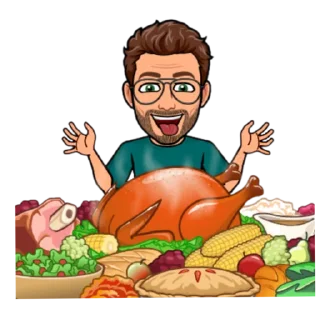 🍗 emoji George Telegram sticker 19 of 22