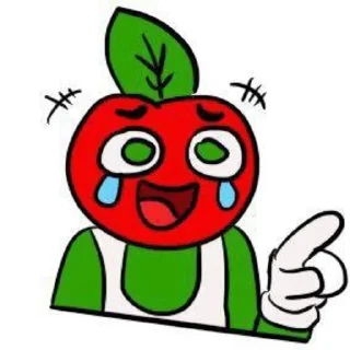 😂 emoji andy's apple farm! Telegram sticker 23 of 63