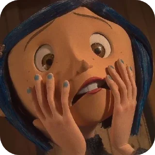 ✋ emoji Коралина -- @irraafi Telegram sticker 9 of 14