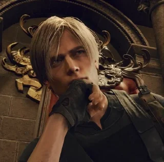 🌟 emoji Leon Kennedy by @sirkitopitopp Telegram sticker 13 of 15