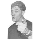 👆 emoji Tom Hardy Telegram sticker 9 of 41