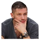 🤔 emoji Tom Hardy Telegram sticker 15 of 41