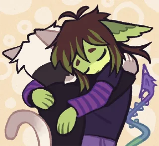 🫂 emoji Reroro and Zemira @reroro_art Telegram sticker 13 of 99